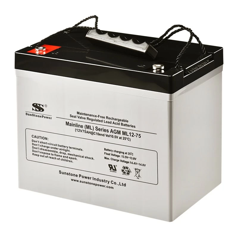 AGM аккумулятор SunStonePower ML12-75 ( 75Ач )